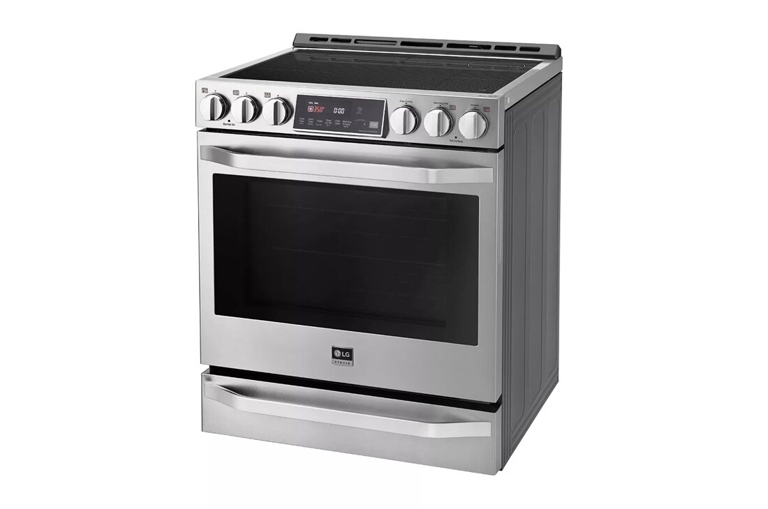 LG STUDIO 6.3 cu. ft. Induction Slide-in Range with ProBake Convection® and EasyClean® LSIS3018SS