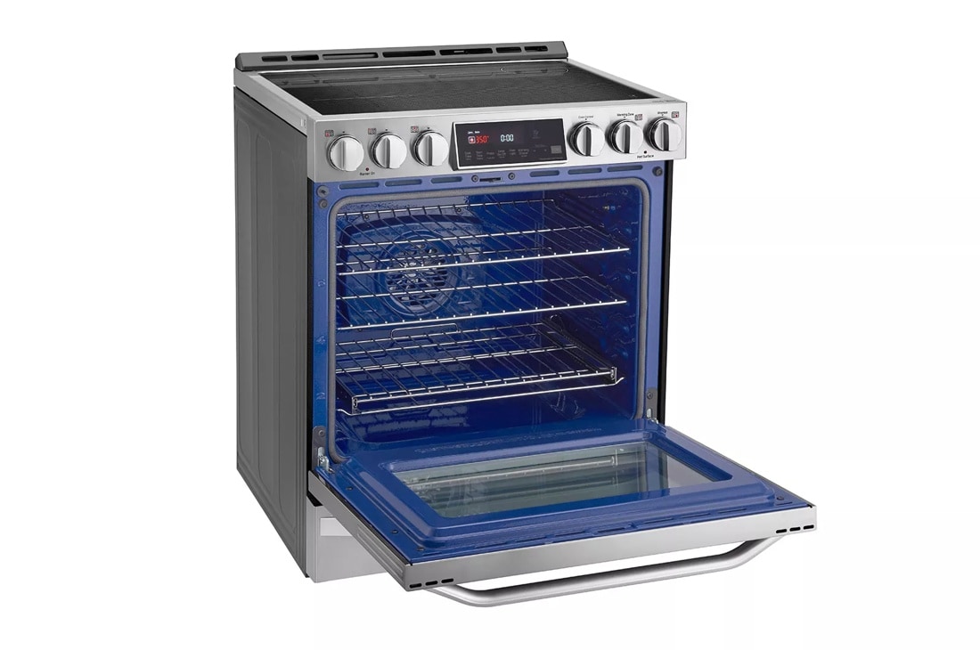 LG STUDIO 6.3 cu. ft. Induction Slide-in Range with ProBake Convection® and EasyClean® LSIS3018SS