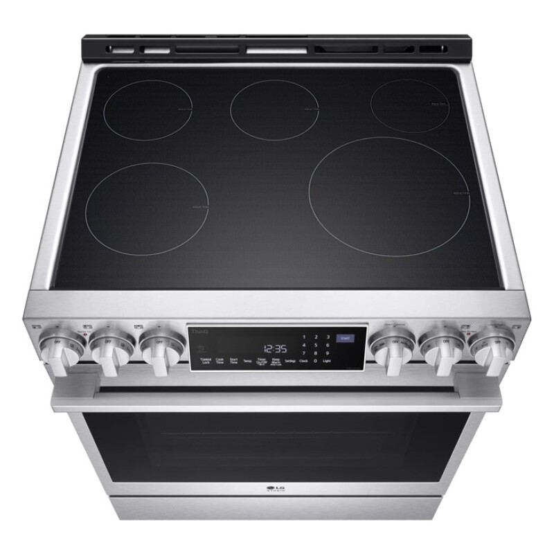LG STUDIO 6.3 cu. ft. InstaView® Induction Slide-in Range with Air Fry and Air Sous Vide view 10