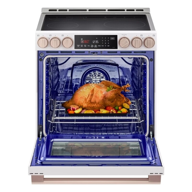 LG STUDIO 6.3 cu. ft. InstaView® Induction Slide-in Range with Air Fry and Air Sous Vide view 11