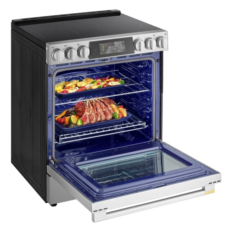6.3 Cu. Ft. Smart Induction Slide-in Range With Dynamic Probake Convection®, Air Fry, Air Sous Vide, Pizza Mode And Ai Gourmet Camera LSIU6339XE