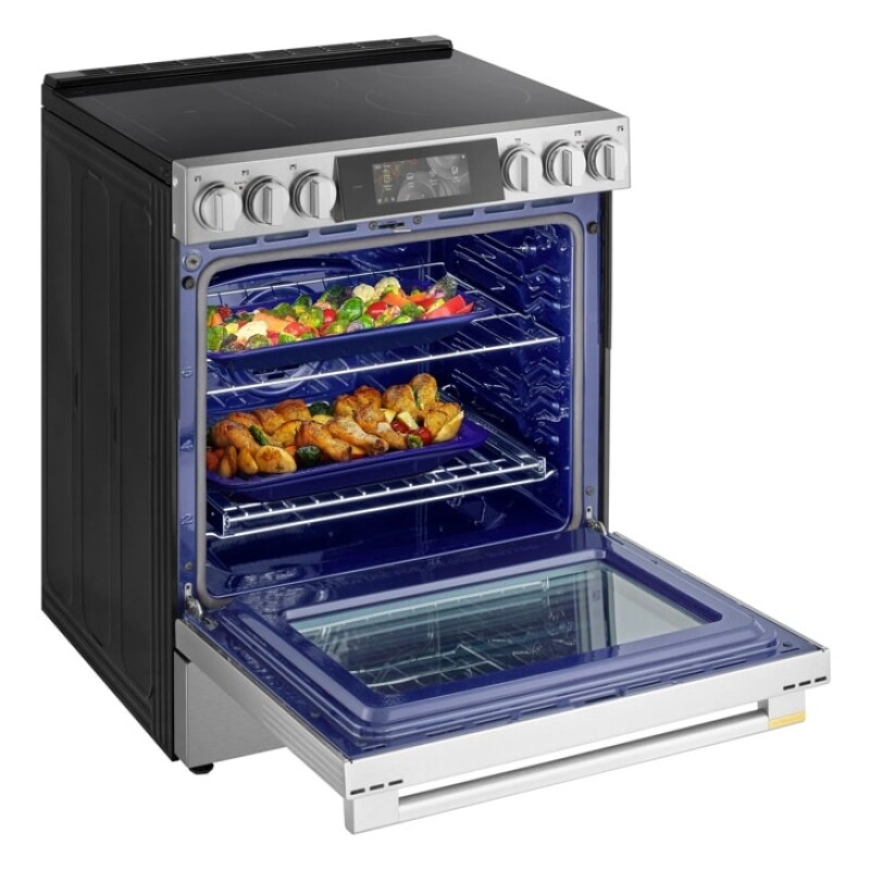 6.3 Cu. Ft. Smart Induction Slide-in Range With Dynamic Probake Convection®, Air Fry, Air Sous Vide, Pizza Mode And Ai Gourmet Camera LSIU6339XE