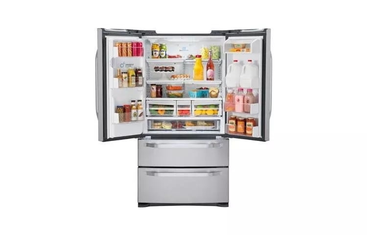 LG Studio - Large Capacity Counter Depth 4 Door French Door Refrigerator with Ice & Water Dispenser LSMX211ST