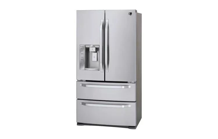LG Studio - Large Capacity Counter Depth 4 Door French Door Refrigerator with Ice & Water Dispenser LSMX211ST