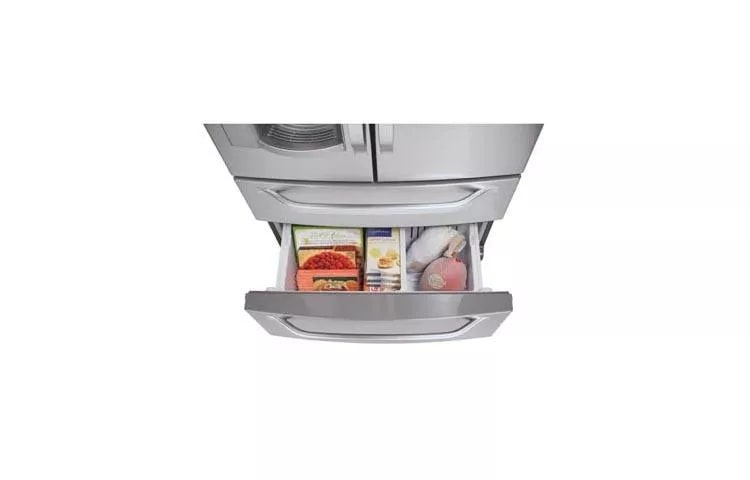 LG Studio - Large Capacity Counter Depth 4 Door French Door Refrigerator with Ice & Water Dispenser LSMX211ST