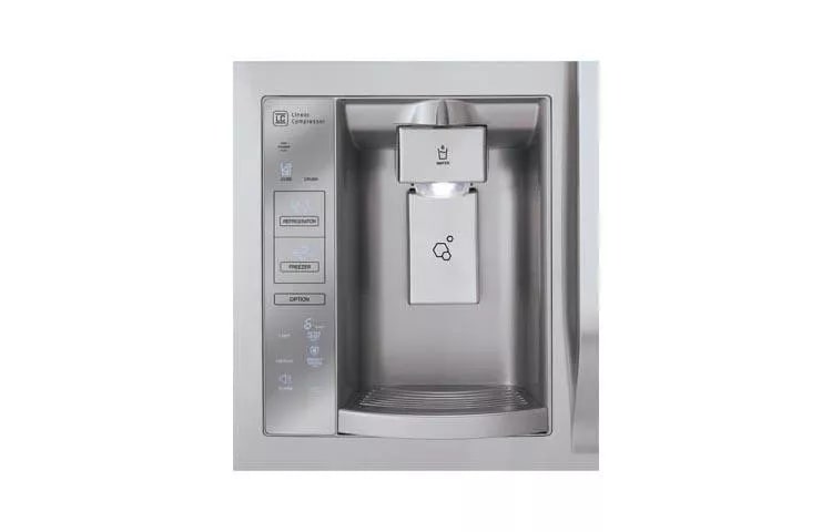 LG Studio - Large Capacity Counter Depth 4 Door French Door Refrigerator with Ice & Water Dispenser LSMX211ST