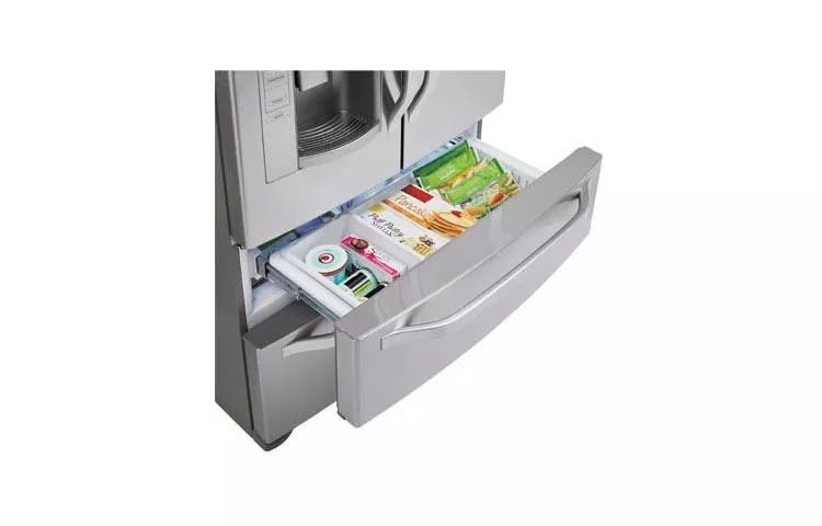 LG Studio - Large Capacity Counter Depth 4 Door French Door Refrigerator with Ice & Water Dispenser LSMX211ST
