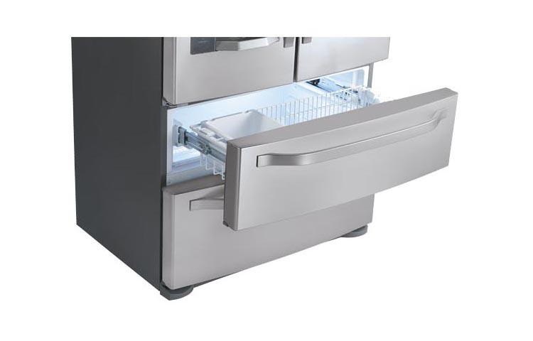 Studio Series 4 Door French Door Cabinet Depth Refrigerator with Ice & Water-Dispenser LSMX214ST