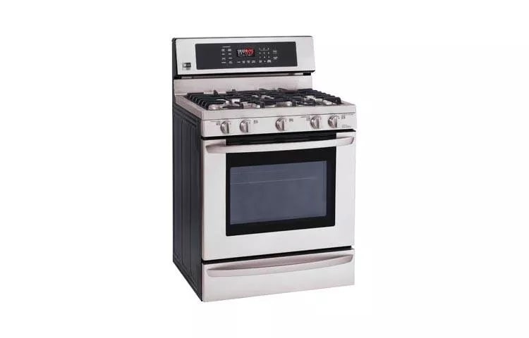 LG Studio - 5.4 cu. ft. Capacity Gas Single Oven Range with EvenJet™ Convection System LSRG309ST