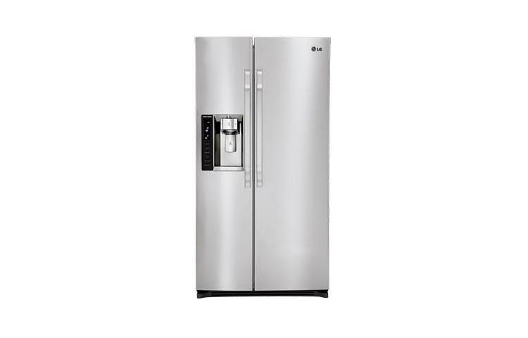 LG Studio - Large Capacity Counter Depth  Side-By-Side Refrigerator with Ice & Water Dispenser LSSC243ST