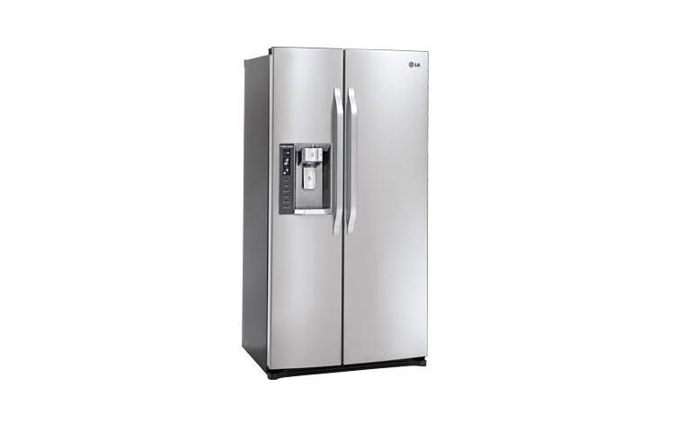 LG Studio - Large Capacity Counter Depth  Side-By-Side Refrigerator with Ice & Water Dispenser LSSC243ST