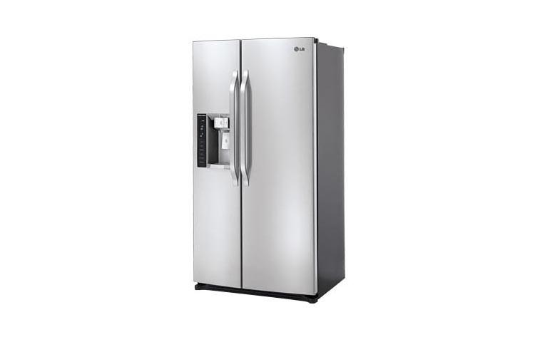 LG Studio - Large Capacity Counter Depth  Side-By-Side Refrigerator with Ice & Water Dispenser LSSC243ST