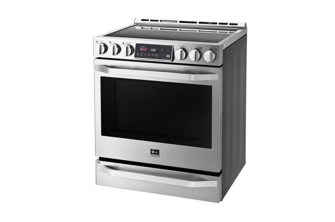 LG STUDIO 6.3 cu. ft. Electric Single Oven Slide-In-range with ProBake Convection® LSSE3026ST