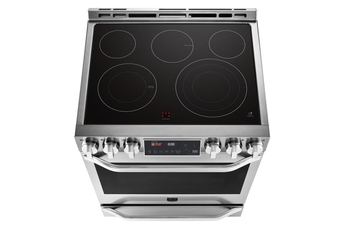 LG STUDIO 6.3 cu. ft. Electric Single Oven Slide-In-range with ProBake Convection® LSSE3026ST
