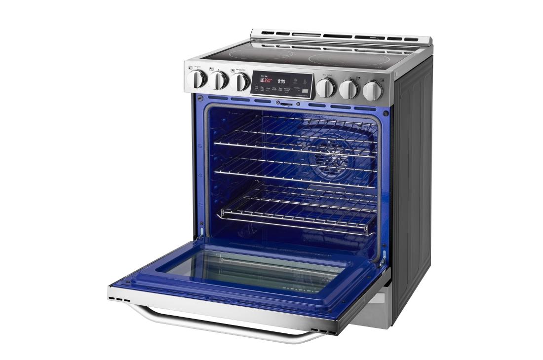 LG STUDIO 6.3 cu. ft. Electric Single Oven Slide-In-range with ProBake Convection® LSSE3026ST