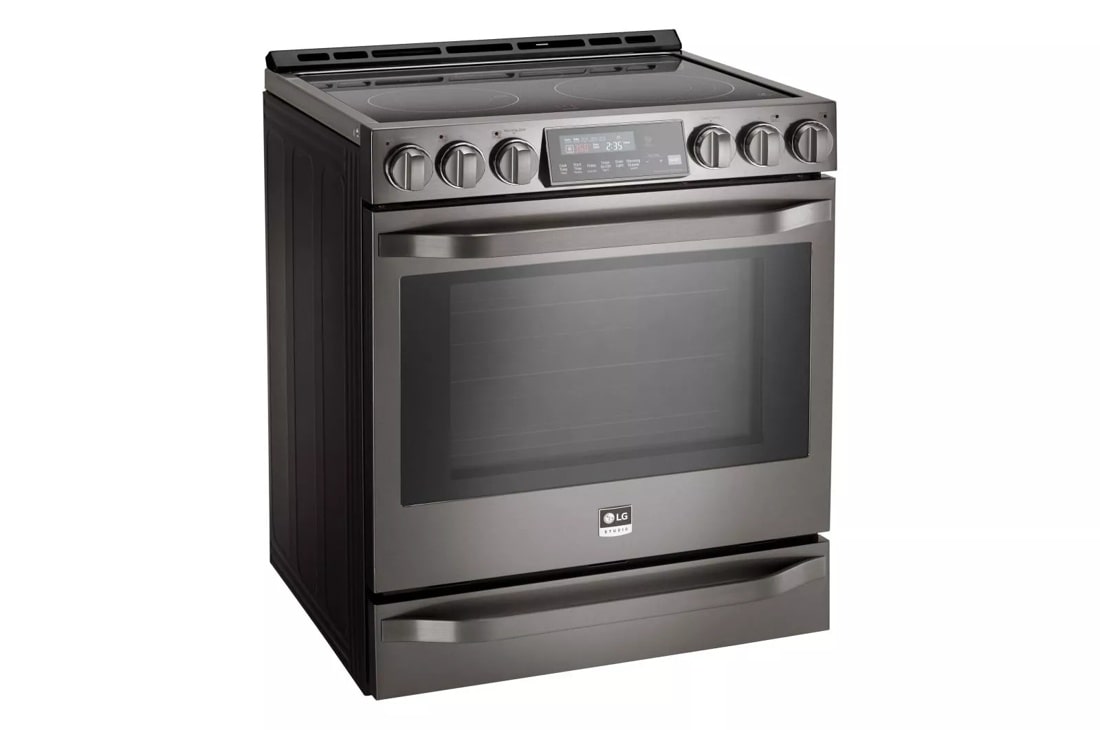 LG STUDIO 6.3 cu. ft. Smart wi-fi Enabled Electric Slide-in Range with ProBake Convection® LSSE3030BD