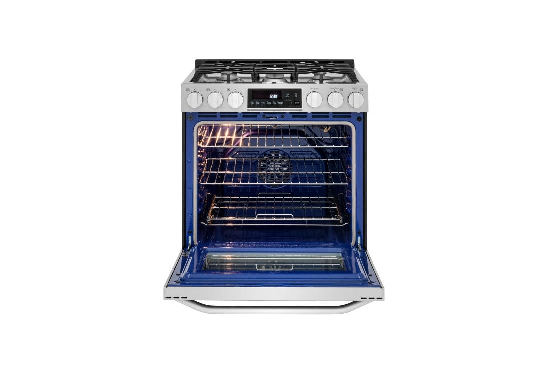 LG STUDIO 6.3 cu. ft. Gas Single Oven Slide-in Range with ProBake Convection® LSSG3016ST