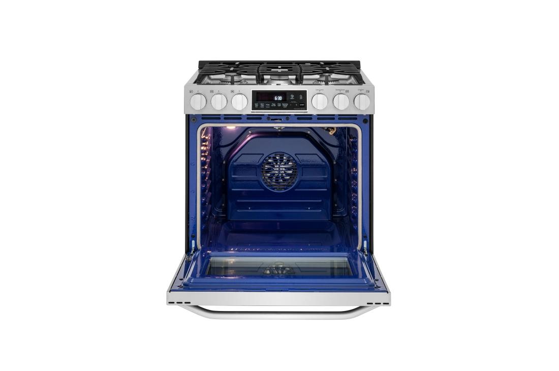 LG STUDIO 6.3 cu. ft. Gas Single Oven Slide-in Range with ProBake Convection® LSSG3016ST