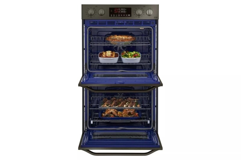 LG STUDIO 4.7 cu. ft. Smart wi-fi Enabled Double Built-In Wall Oven LSWD300BD