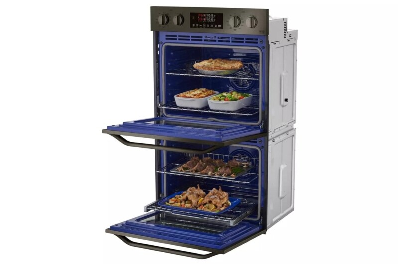 LG STUDIO 4.7 cu. ft. Smart wi-fi Enabled Double Built-In Wall Oven LSWD300BD
