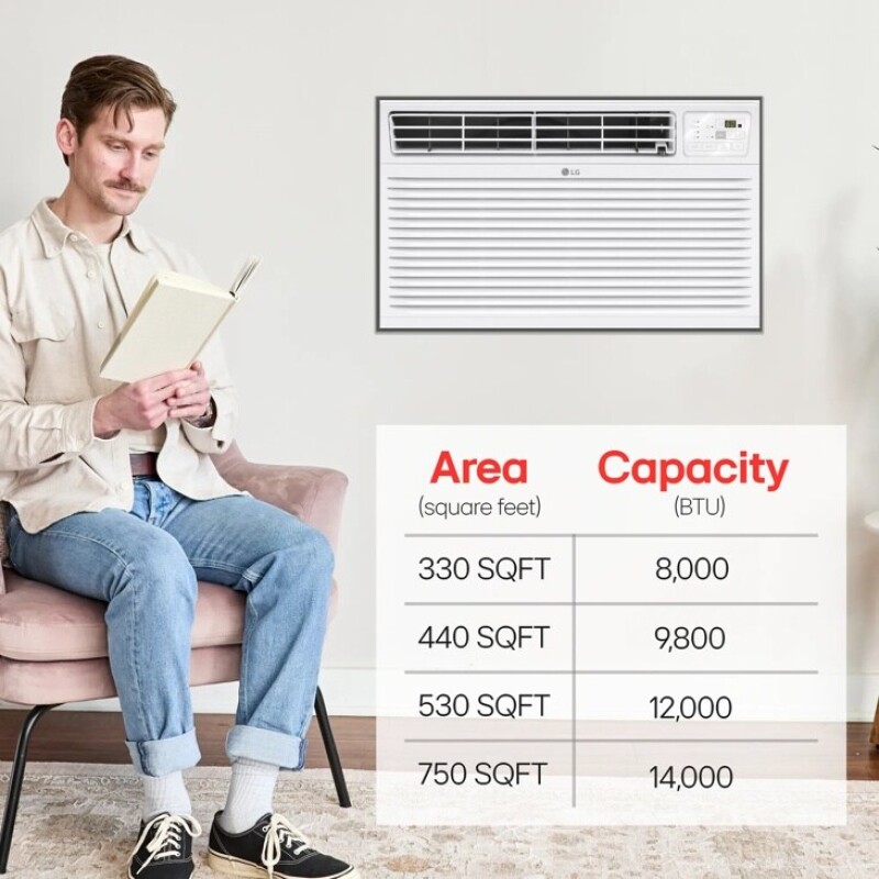 8,000 BTU 115v Through-the-Wall Air Conditioner LT0816CER