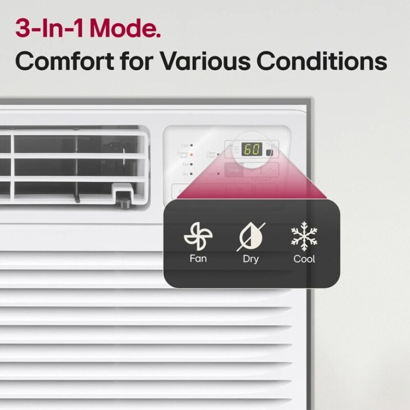 8,000 BTU 115v Through-the-Wall Air Conditioner LT0816CER