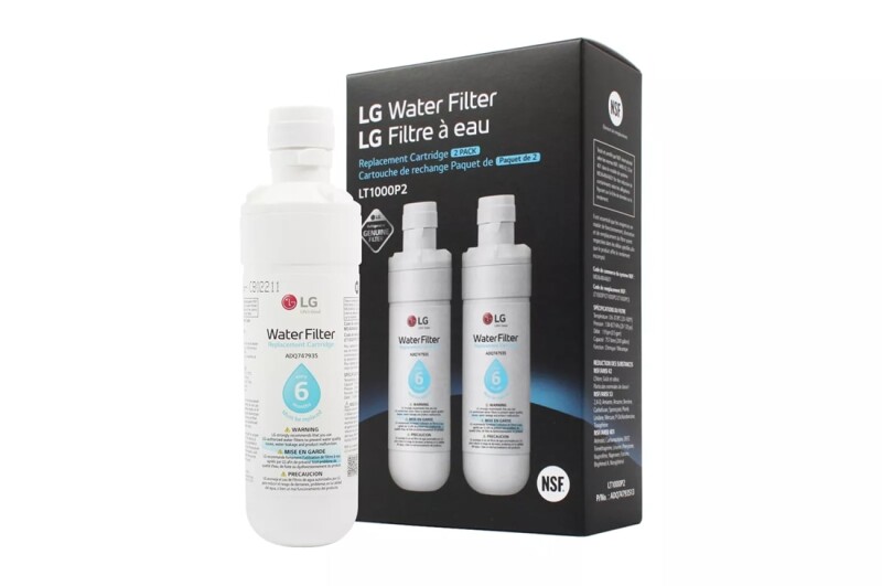 6 Month / 200 Gallon Capacity Replacement Refrigerator Water Filter 2-pack LT1000P2