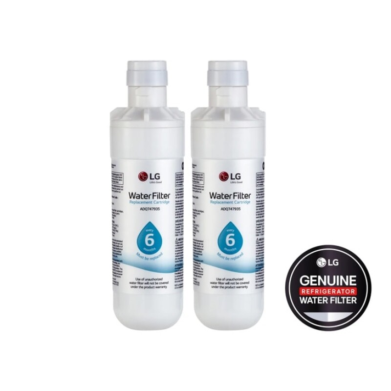 6 Month / 200 Gallon Capacity Replacement Refrigerator Water Filter 2-pack LT1000P2