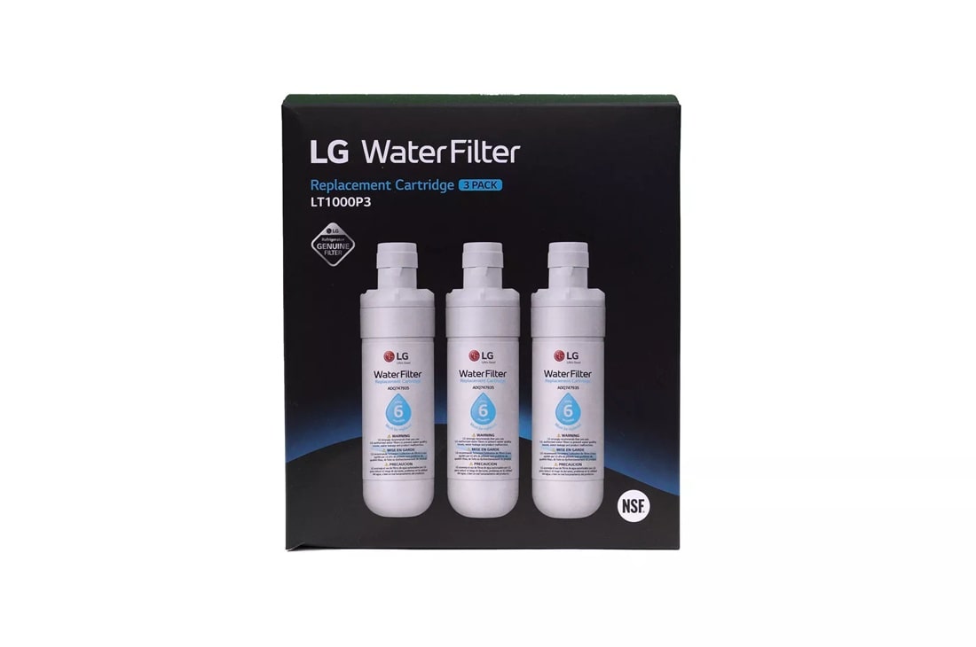6 Month / 200 Gallon Capacity Replacement Refrigerator Water Filter 3-pack LT1000P3