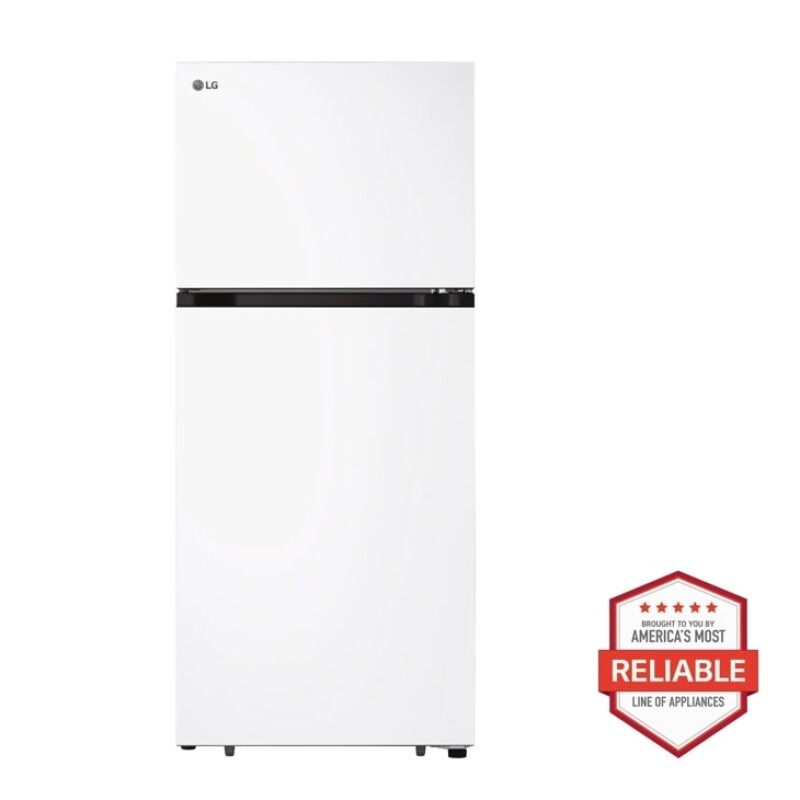 LG 18 cu.ft. Garage Ready Top Freezer refrigerator White LT18S2100W Picture 1