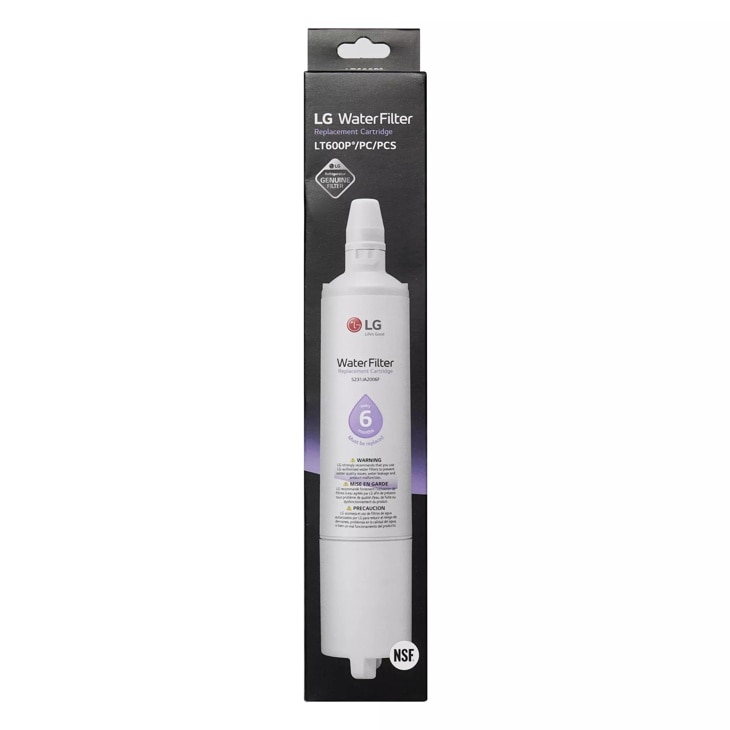 6 Month / 300 Gallon Capacity Replacement Refrigerator Water Filter LT600P