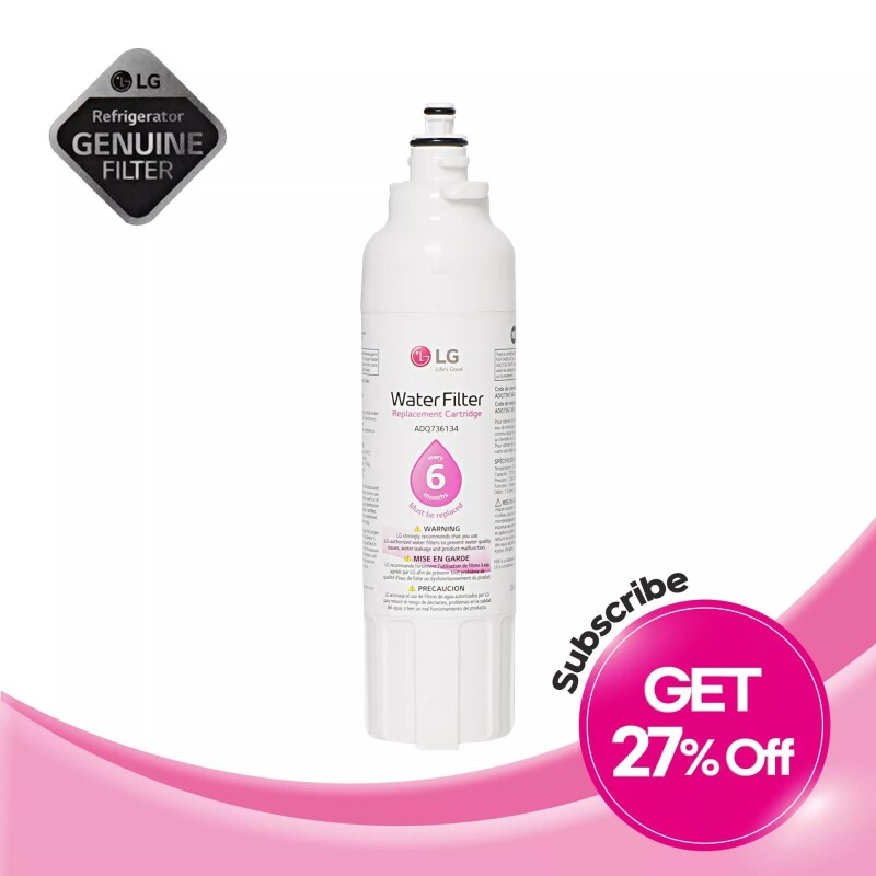 LG - 6 month / 200 Gallon Capacity Replacement Refrigerator Water Filter (NSF42 and NSF53*) LT800P
