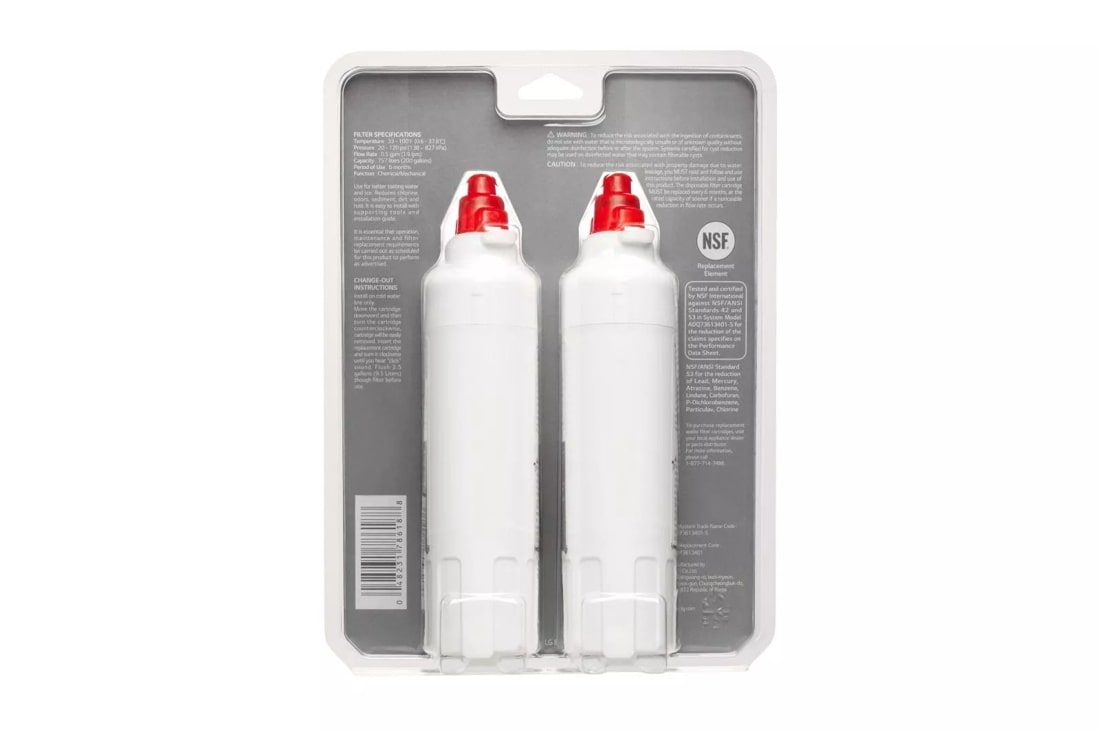 6 Month / 200 Gallon Capacity Replacement Refrigerator Water Filter (2 Pack) LT800PCS