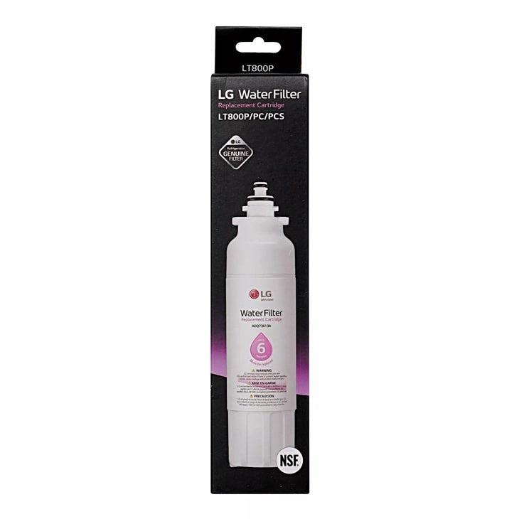 LG - 6 month / 200 Gallon Capacity Replacement Refrigerator Water Filter (NSF42 and NSF53*) LT800P