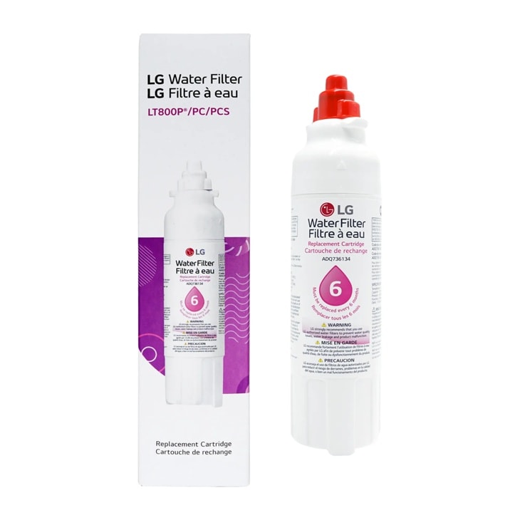 LG - 6 month / 200 Gallon Capacity Replacement Refrigerator Water Filter (NSF42 and NSF53*) LT800P