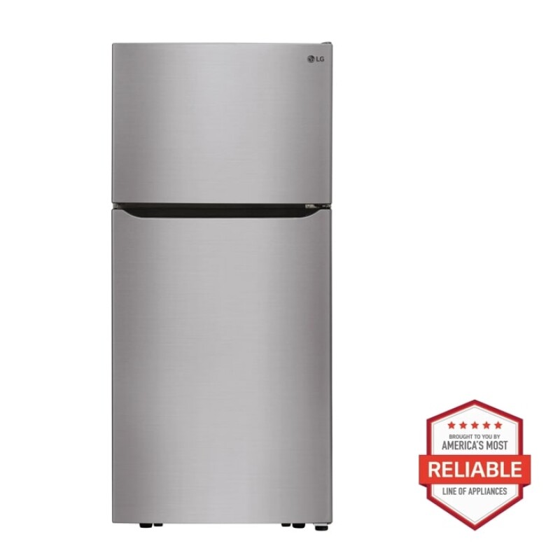 LG 20 cu. ft. Top Freezer Refrigerator Platinumsilver LTCS20020V Picture 1