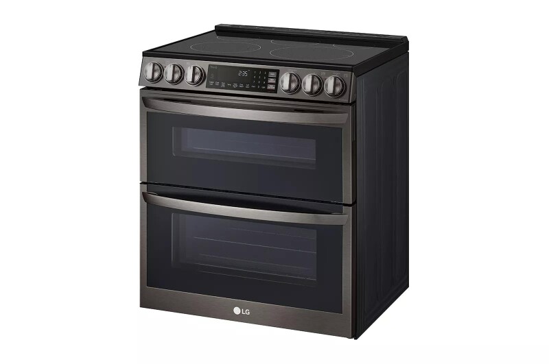 7.3 cu. ft. Smart Electric Double Oven Slide-in Range with InstaView®, ProBake® Convection, Air Fry, and Air Sous Vide view 2