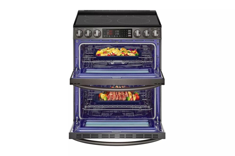 7.3 cu. ft. Smart Electric Double Oven Slide-in Range with InstaView®, ProBake® Convection, Air Fry, and Air Sous Vide view 5