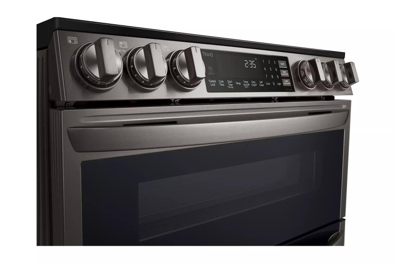 7.3 cu. ft. Smart Electric Double Oven Slide-in Range with InstaView®, ProBake® Convection, Air Fry, and Air Sous Vide view 8