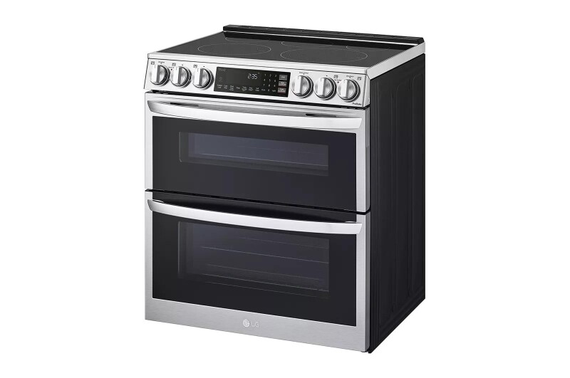 7.3 cu. ft. Smart Electric Double Oven Slide-in Range with InstaView®, ProBake® Convection, Air Fry, and Air Sous Vide view 2
