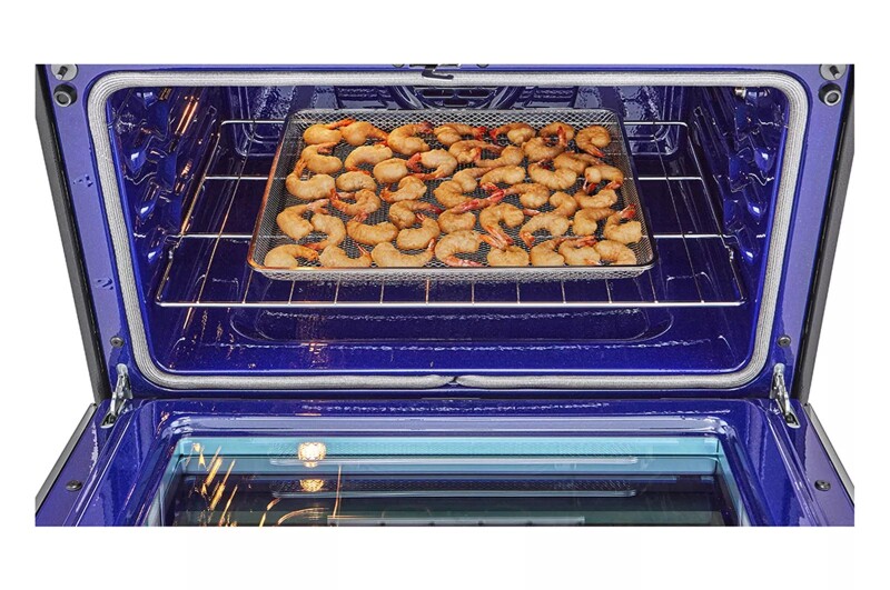 7.3 cu. ft. Smart Electric Double Oven Slide-in Range with InstaView®, ProBake® Convection, Air Fry, and Air Sous Vide view 6