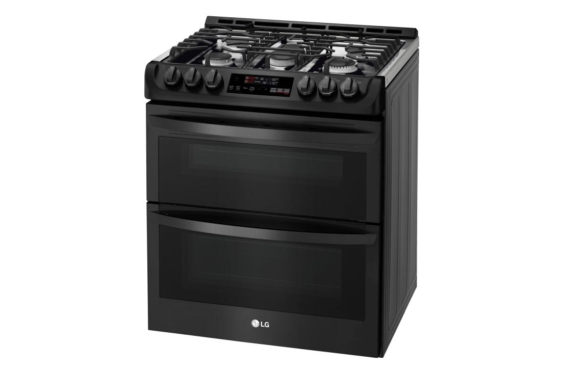 6.9 cu. ft. Smart wi-fi Enabled Gas Double Oven Slide-In Range with ProBake Convection® and EasyClean® LTG4715BM