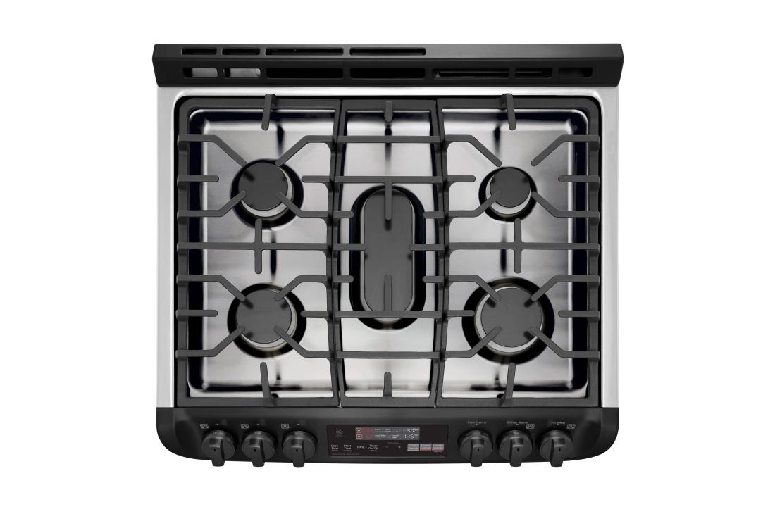 6.9 cu. ft. Smart wi-fi Enabled Gas Double Oven Slide-In Range with ProBake Convection® and EasyClean® LTG4715BM