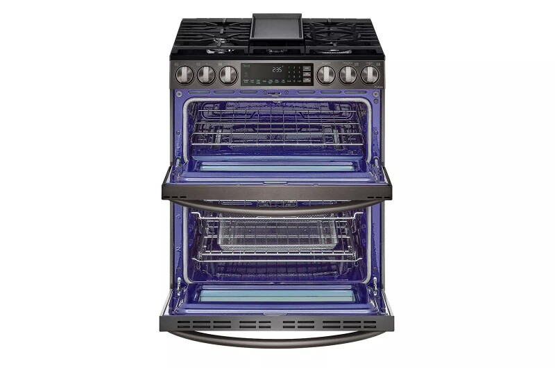 6.9 cu. ft. Smart Gas Double Oven Slide-in Range with InstaView®, ProBake® Convection, Air Fry, and Air Sous Vide view 4