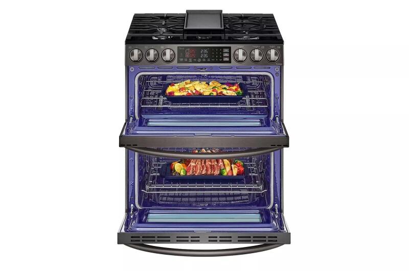 6.9 cu. ft. Smart Gas Double Oven Slide-in Range with InstaView®, ProBake® Convection, Air Fry, and Air Sous Vide view 5