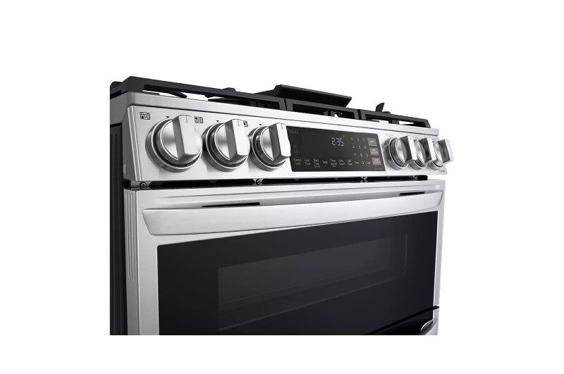 6.9 cu. ft. Smart Gas Double Oven Slide-in Range with InstaView®, ProBake® Convection, Air Fry, and Air Sous Vide view 9