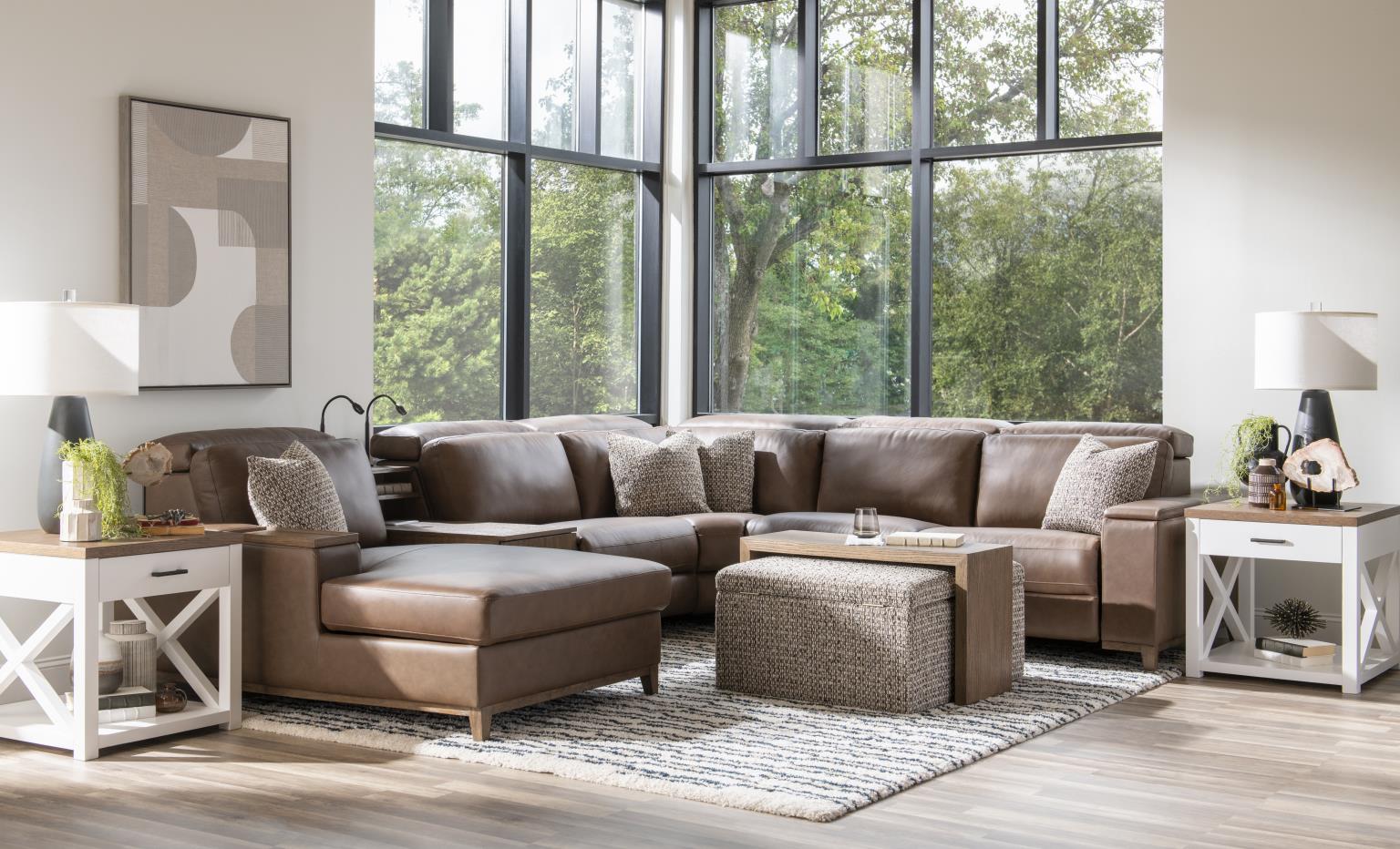 LU310 Solana Positano Clay Cobblestone UP Armless P2 Recliner LU310AR22035
