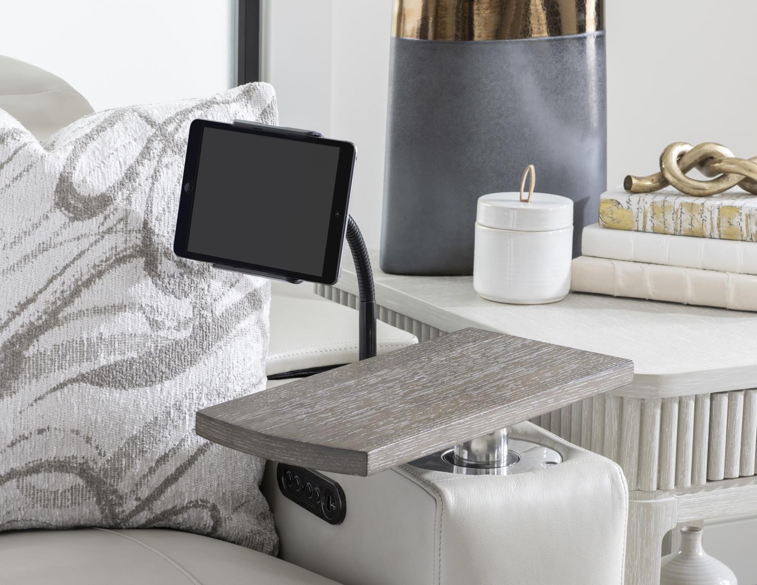 LU340 Luna Ravello Silver UP Raf Recliner LU340RR21800