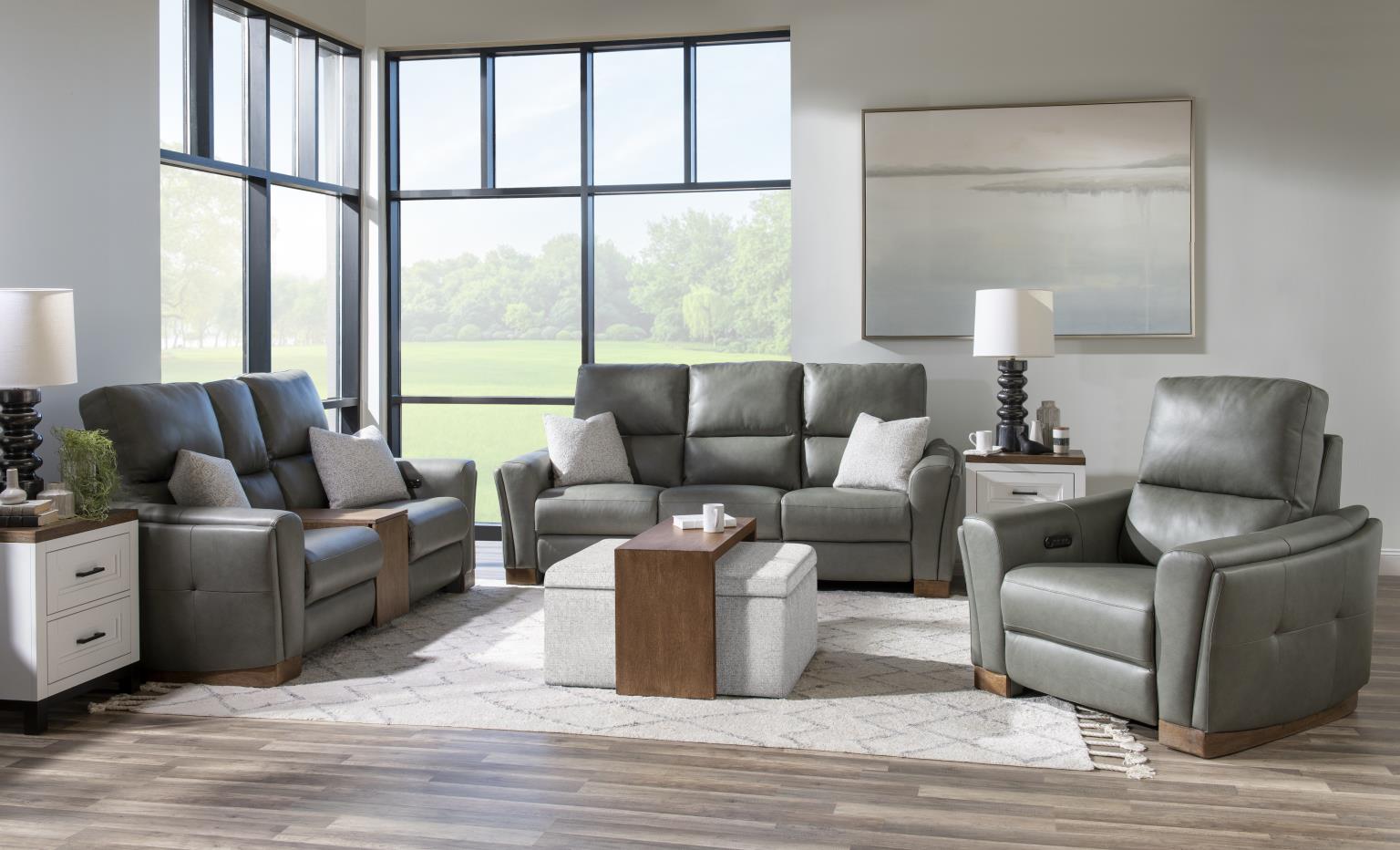 LU350 Malina Ravello Moss UP Loveseat LU350L2C1020