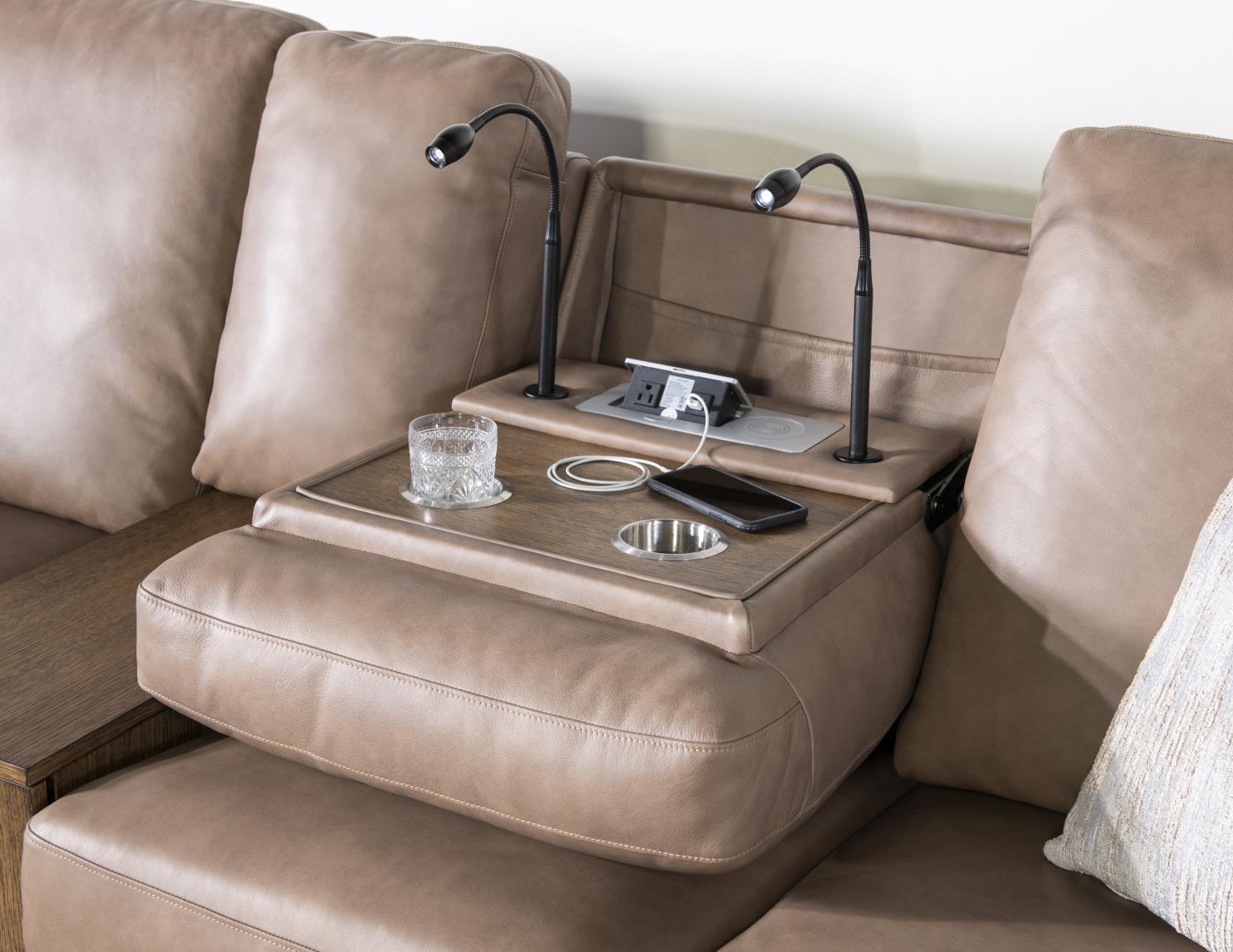 LU370 Fen Positano Fumo UP P1 Raf Loveseat With Ddt LU370RGLD1060